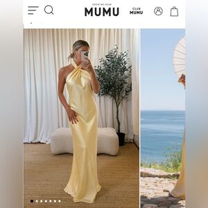 Show Me Your Mumu Jasmine Halter Dress XXS